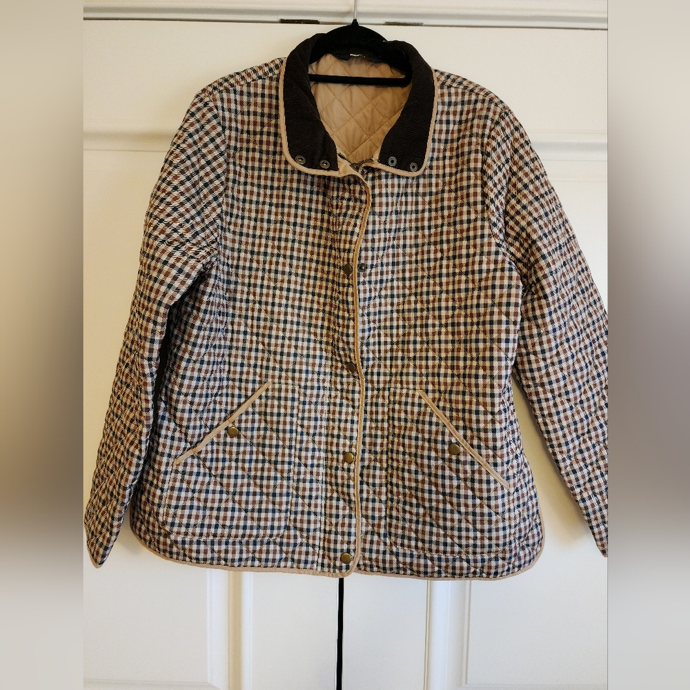 Lands End quilted barn jacket